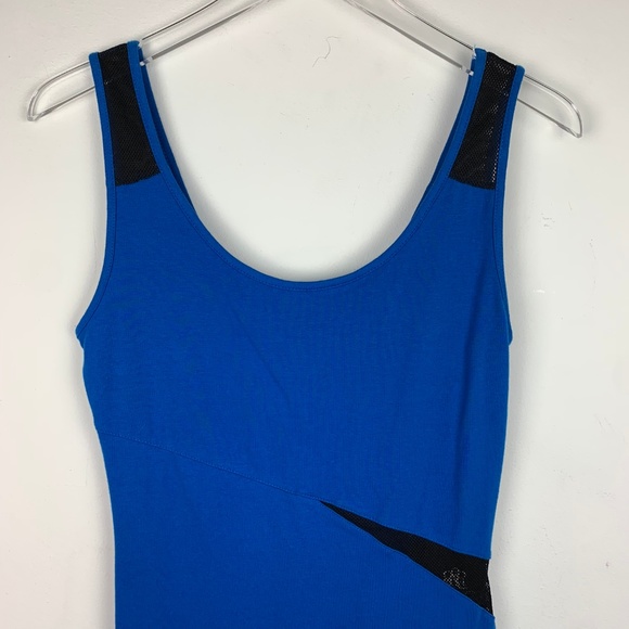 ROCK & REPUBLIC — Blue Mesh Bodycon Mini Dress XS - Picture 3 of 8